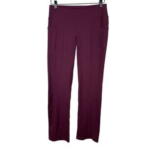 Skechers Women's Workout  Stretch Pants Burgundy Size‎ Medium